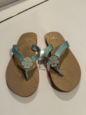 NWT Women’s Teal Sandals Size 7